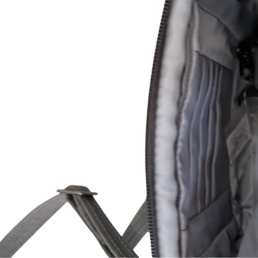 Like New! Travelon Security Travel Gray Crossbody Bag - Picture 7 of 7